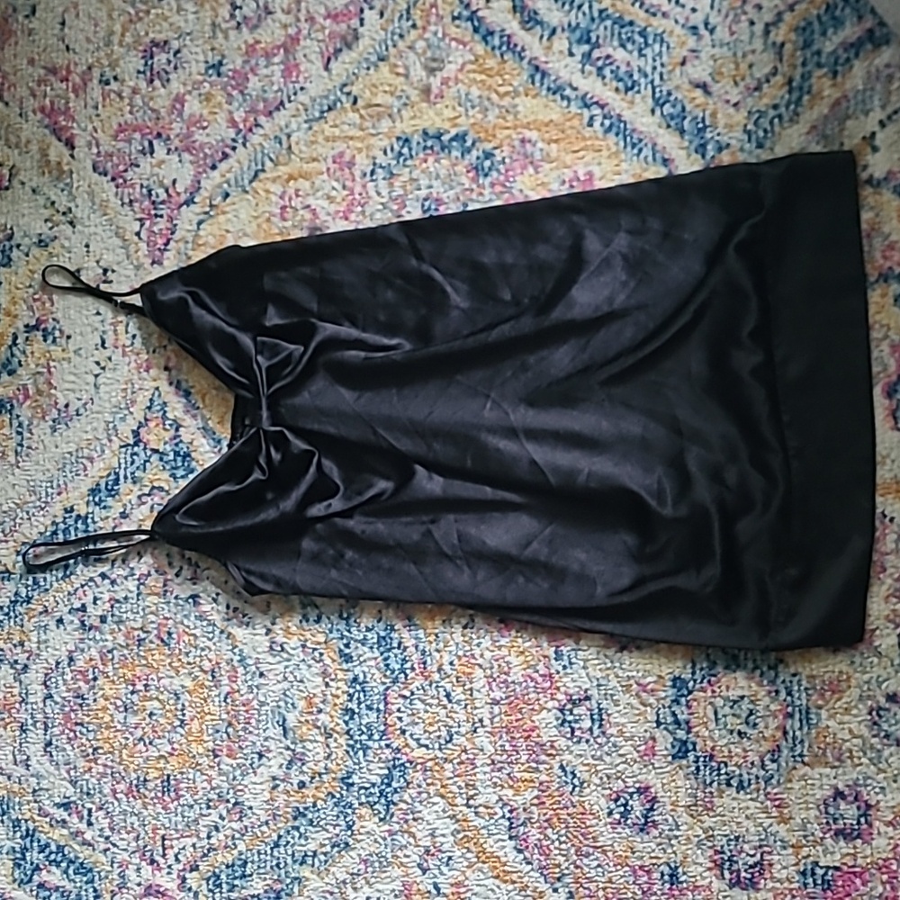 Victoria's Secret Black Silky Slip